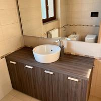 Mobile bagno laminato rovere