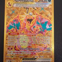 Carta Pokemon Charizard Ex teracristal gold
