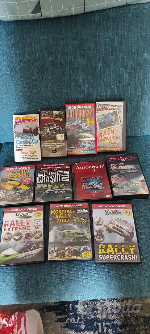vedeo cassette e DVD rally crash - Musica e Film In vendita a Savona
