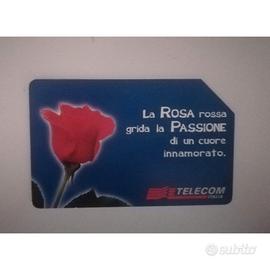 Scheda telefonica Telecom vintage