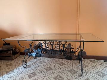 tavolo antico lavorato