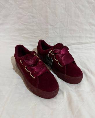 Scarpe con lacci bordeaux Alcott