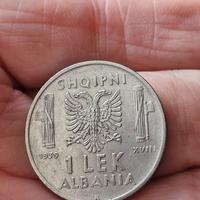 Moneta 1 Lek Albania 1939