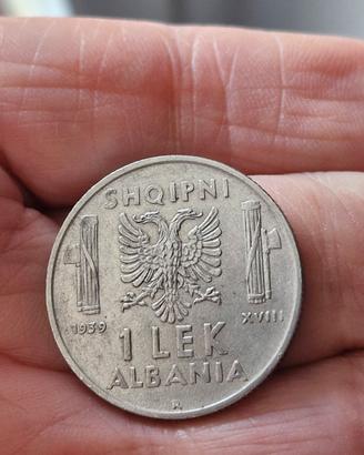 Moneta 1 Lek Albania 1939