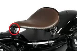 Staffa montaggio sella monoposto Harley Custom