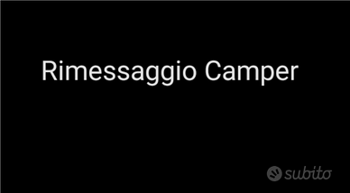 Rimessaggio coperto camper roulotte e barche