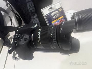 Canon EOS 100 d doppio obbiettivo