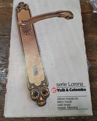 Splendida Maniglia Vintage Anni '70/'80 in Ottone