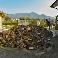 Legna da ardere secca di faggio,  rovere e carpino