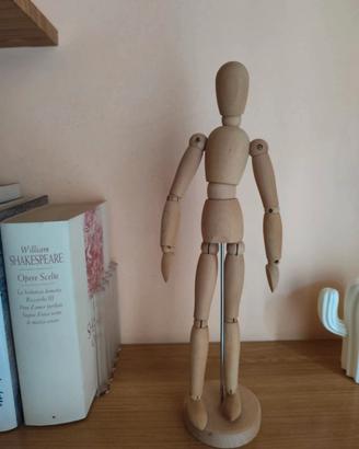 manichino legno snodabile disegno schizzo