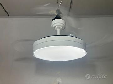 Ventilatore soffitto Led D.106 bianco + telecomand