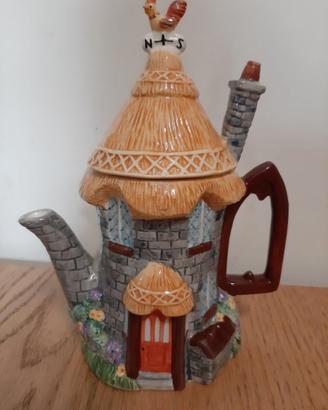 Teiera decorativa vintage da collezione inglese
