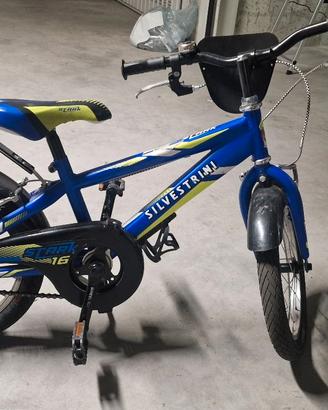 Bicicletta da Bambino 16" Silvestrini Stark – Blu/
