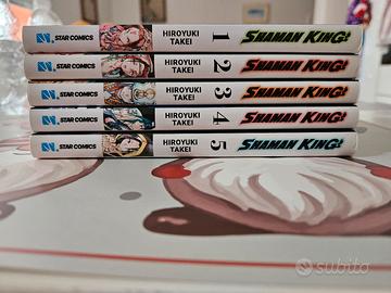 volumi  1,2,3,4,5di shaman king