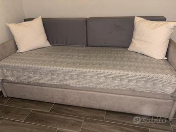 Divano letto con materasso ortopedico – 200 cm
