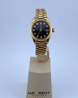 OROLOGIO ROLEX DATEJUST ORO PLEXIGLASS 26MM