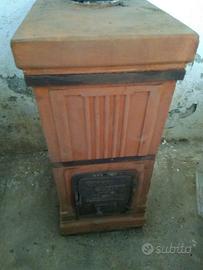 stufa in terracotta fumisteria forlivese/originale