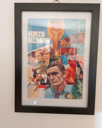 Italia Mexico 70 quadro vintage 