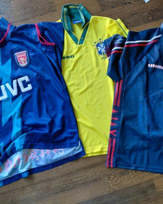 Lotto 3 maglie calcio vintage umbro nike