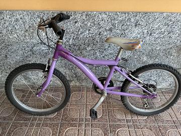 Bicicletta bambina MTB 20" viola