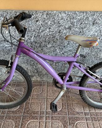 Bicicletta bambina MTB 20" viola