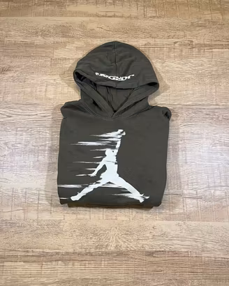 Felpa Jordan Jumpman Vintage Hoodie Grigio Oliva
