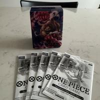 ONE PIECE Booster sigillati+deck box
