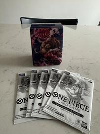 ONE PIECE Booster sigillati+deck box