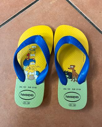 Ciabatte Havaianas bambino taglia 25-26