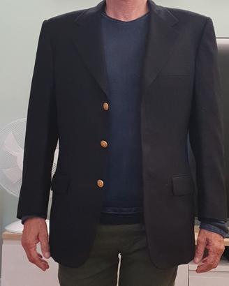Giacca Blazer Burberrys Davide Cenci Lana 48 Blu