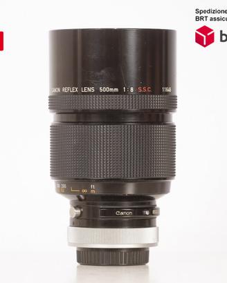 Canon FD Reflex Lens 500 F8 S.S.C.