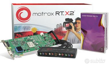 Scheda Matrox RTX2, con scheda sistema di editing.