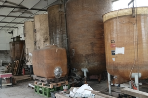 Lotto di botti per vinificazione