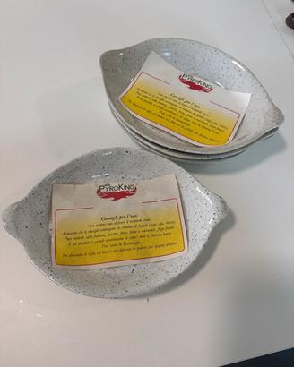 Set pirofile per fiamma/microonde/forno/freezer