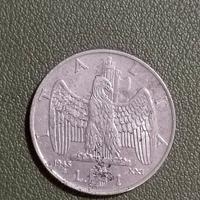 moneta 1 lira 1943 rara - regno d'italia 