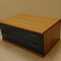 Cassettiera con 2 cassetti