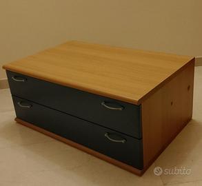 Cassettiera con 2 cassetti