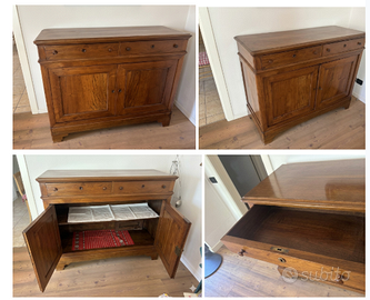 CREDENZA A DUE ANTE E DUE CASSETTI