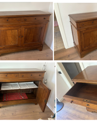 CREDENZA A DUE ANTE E DUE CASSETTI
