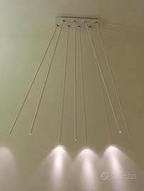 Viabizzuno peled sospensione bianca