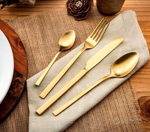 6 scatole posate oro x 24 coperti