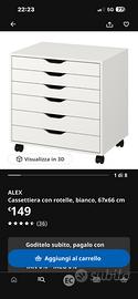 2 Cassettiere ALEX IKEA