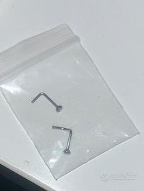 2 Piercing Nostril nuovi - mai usati