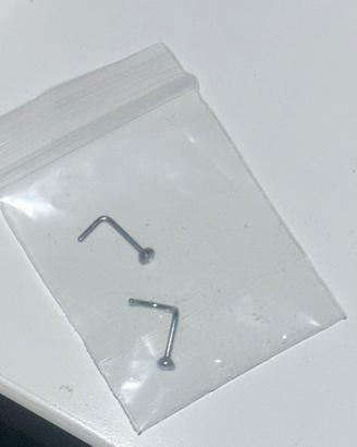 2 Piercing Nostril nuovi - mai usati