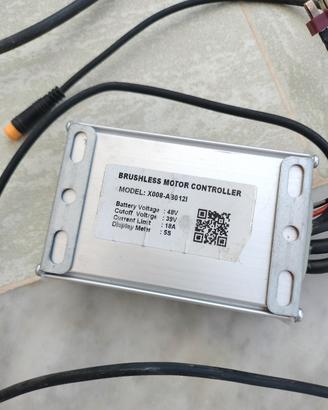 centralina con impianto elettrico bici elettrica 
