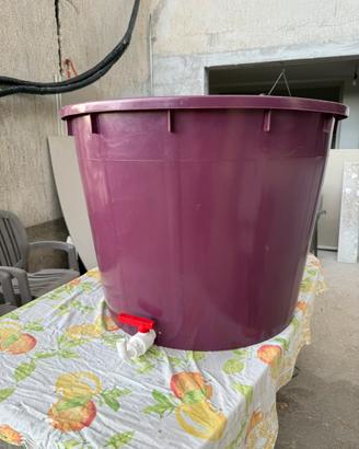 Mastello Cantina 350 Litri Mobil Plastic Rubinetto