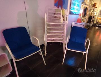 Set di 8 sedie da esterno "EMU"