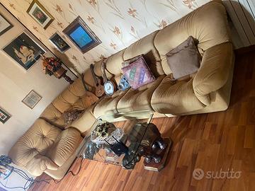 Divano vintage in nabuk