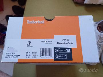 scarpe pelle bianche numero 44  Timberland