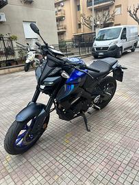 yamaha mt125 blu 2023 pari al nuovo 12000 km